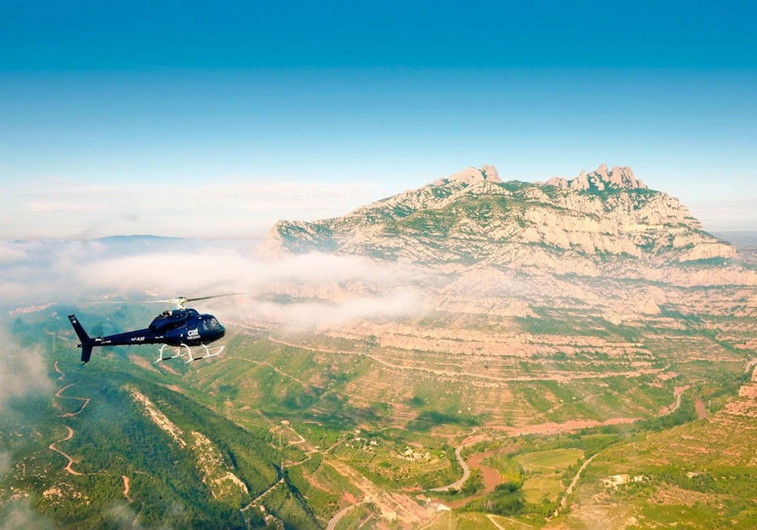 Barcelona and Montserrat Helicopter Flight: Discover Catalunya’s Best Views from Above